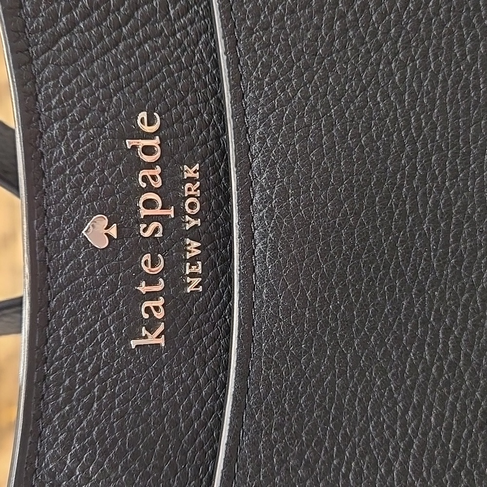 Kate Spade New York Leila Black Leather Crossbody Bag - Picture 3 of 15